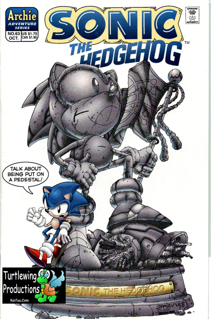 Sonic - Archie Adventure Series October 1998 Comic cover page